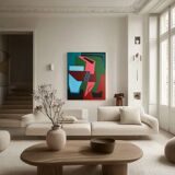 Abstract canvas "Clarity" by Bodasca