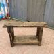 Old carpenter's workbench
