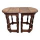 Antique English Oak Wall Or Statue Tables, 2nd Half Of The 19th Century