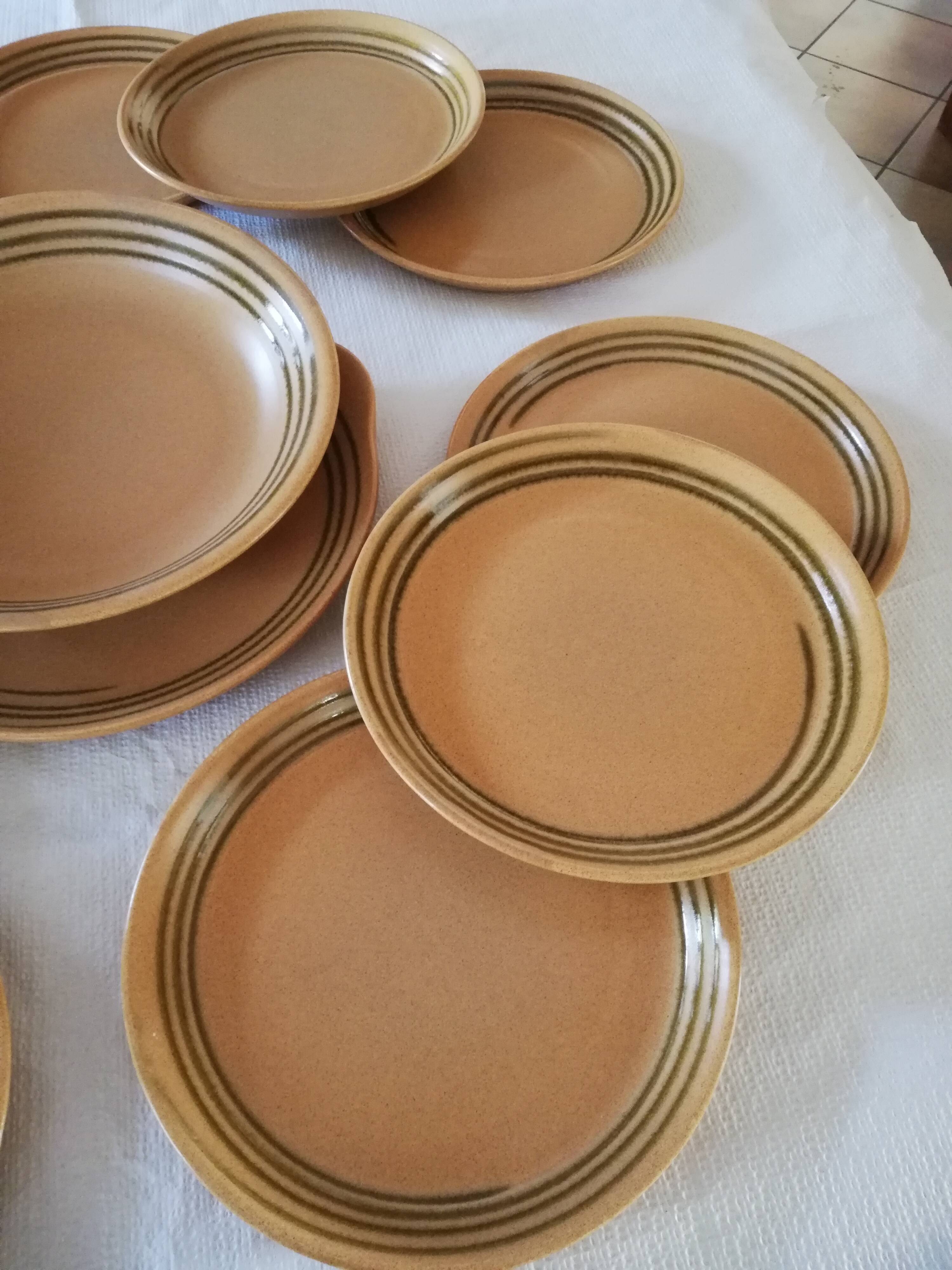 Sarreguemines stoneware service