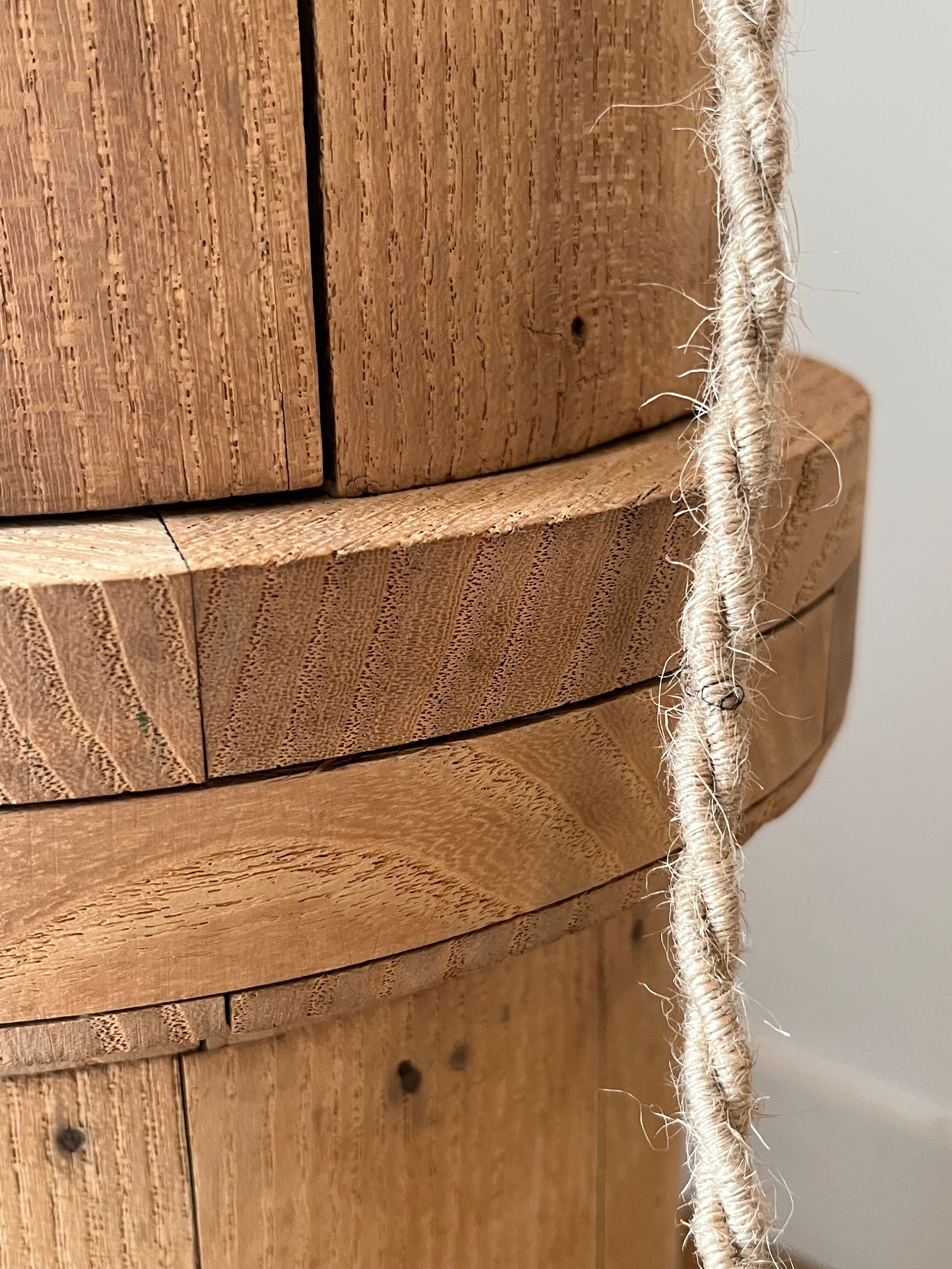 Vintage pulley floor lamp revisited