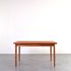 Table à manger extensible en teck danois des années 1960.