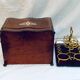 Old liquor cellar box with empty servant removable tray XlXeme H-27cm-L-32.5 cm-Pr-24cm-