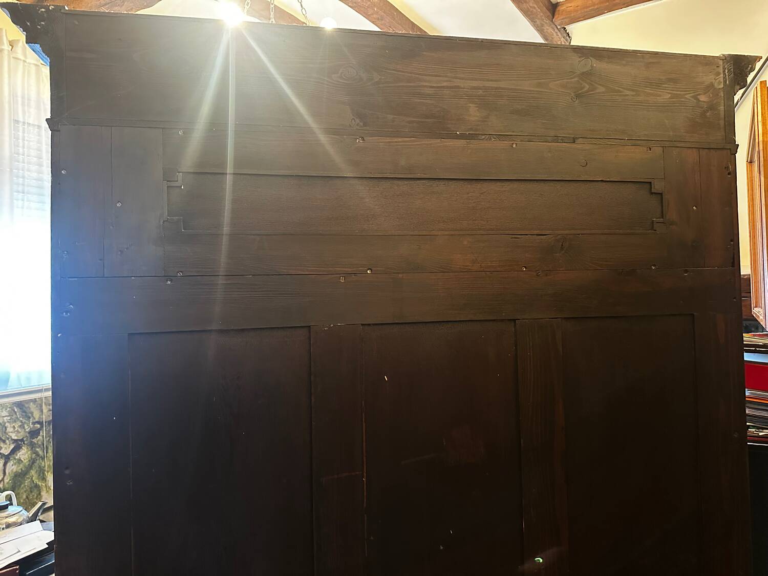 Large Renaissance Style Library Solid Oak 19th Century