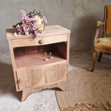 Old and pretty bedside table