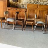 Set of 6 mismatched chairs