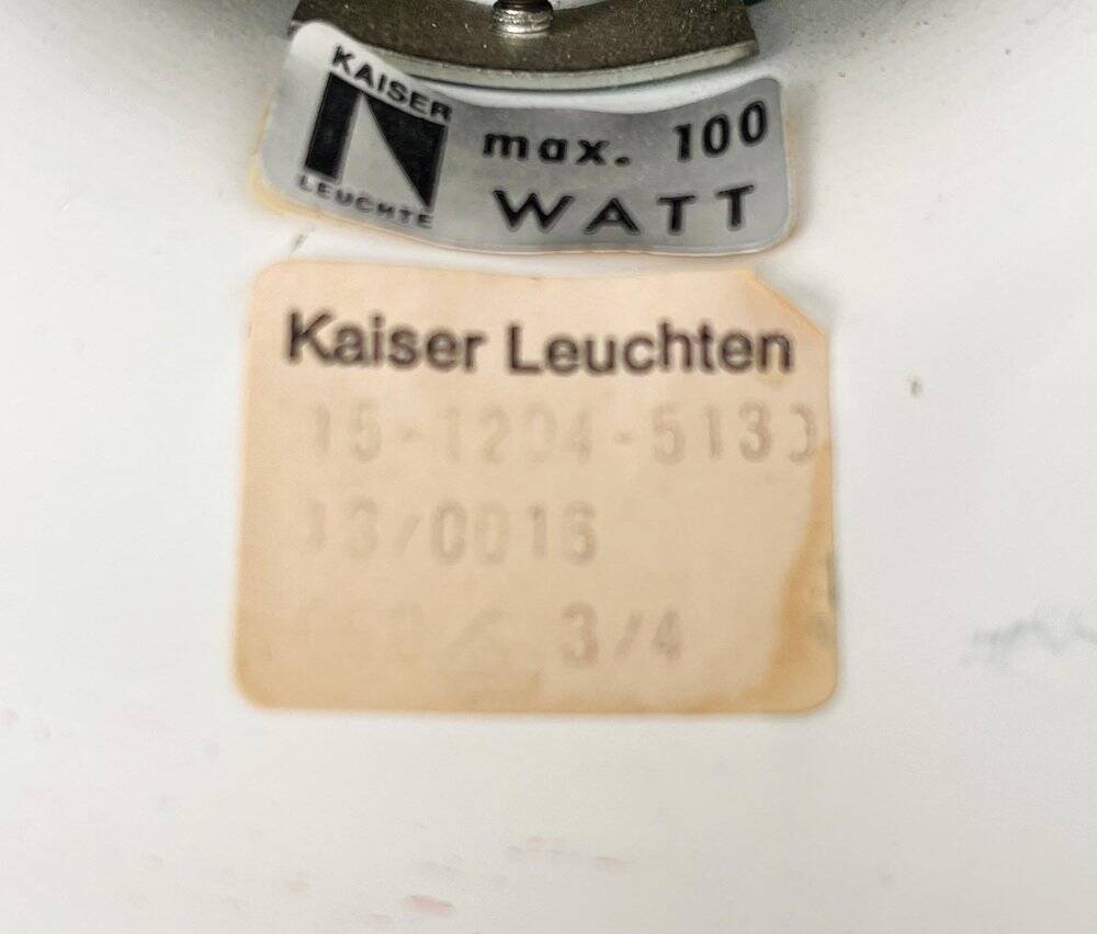 German green table lamp 6786 from the mid-century by Christian Dell for Kaiser Idell, 1960s.