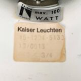 German green table lamp 6786 from the mid-century by Christian Dell for Kaiser Idell, 1960s.