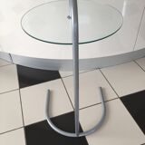 Metal table and glass ikea 1980