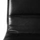 Vintage Mid-Century Minimalist Chrome and Black Leather Club Chairs