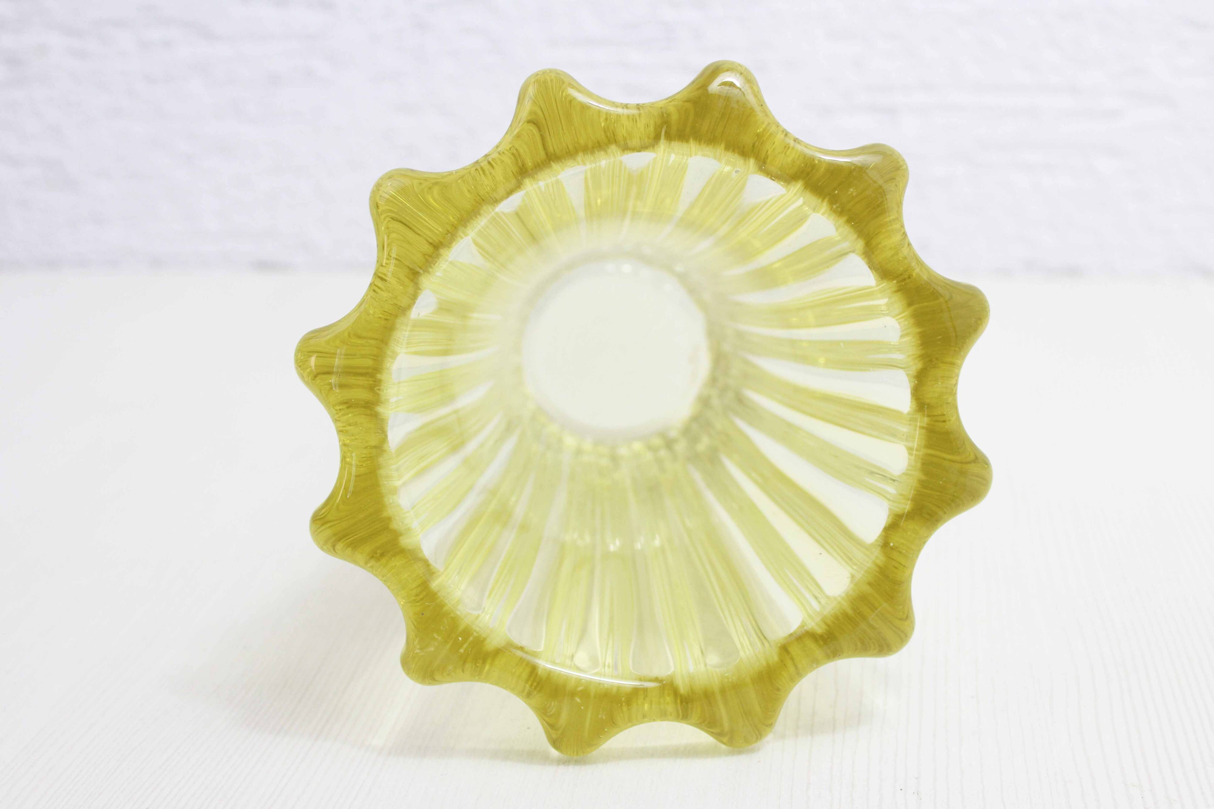 Vase Art Deco Pierre D'Avesn jaune