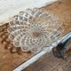 Antique Baccarat crystal fruit bowl