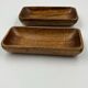 Duo of wooden aperitif dishes