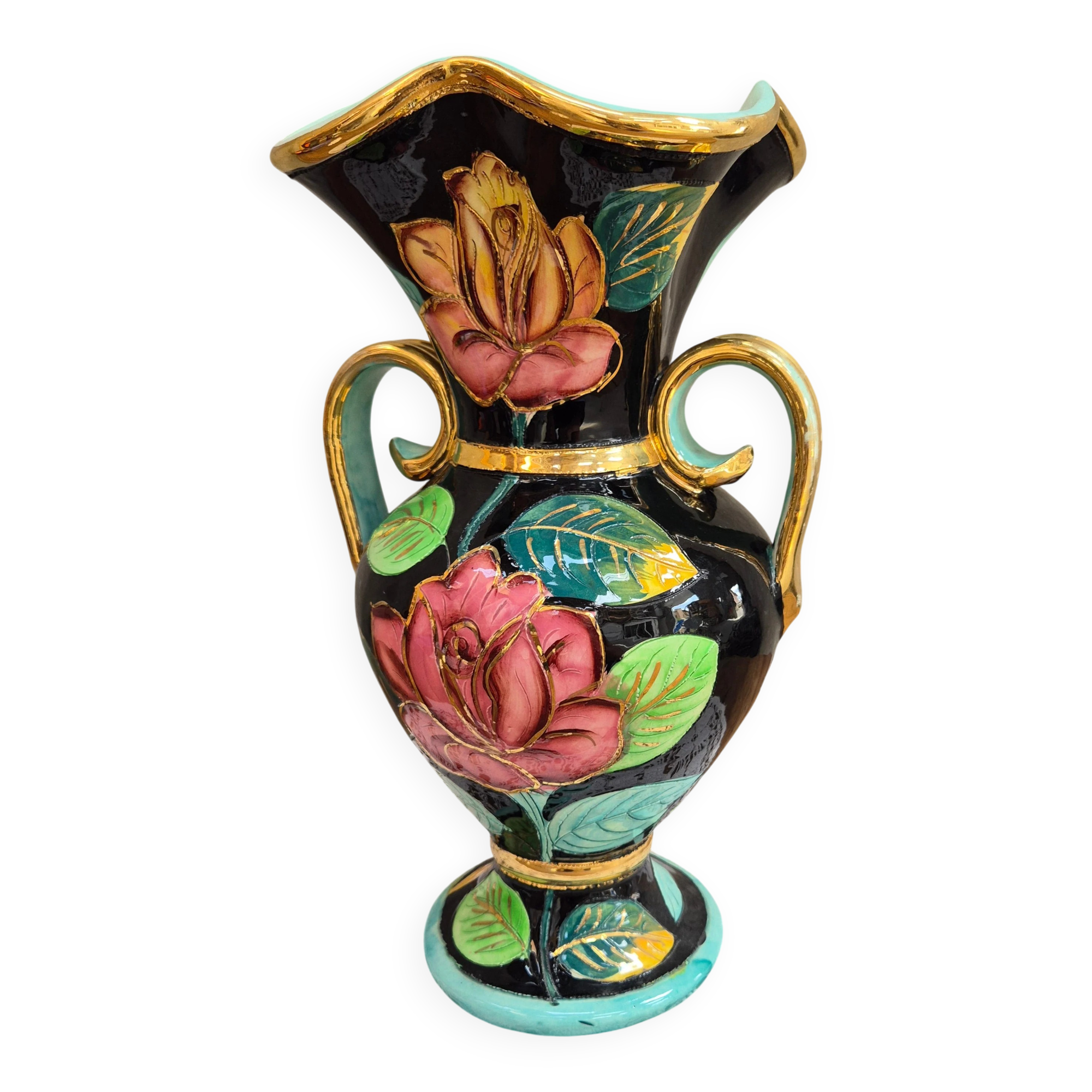 Flower vase in Vallauris ceramic