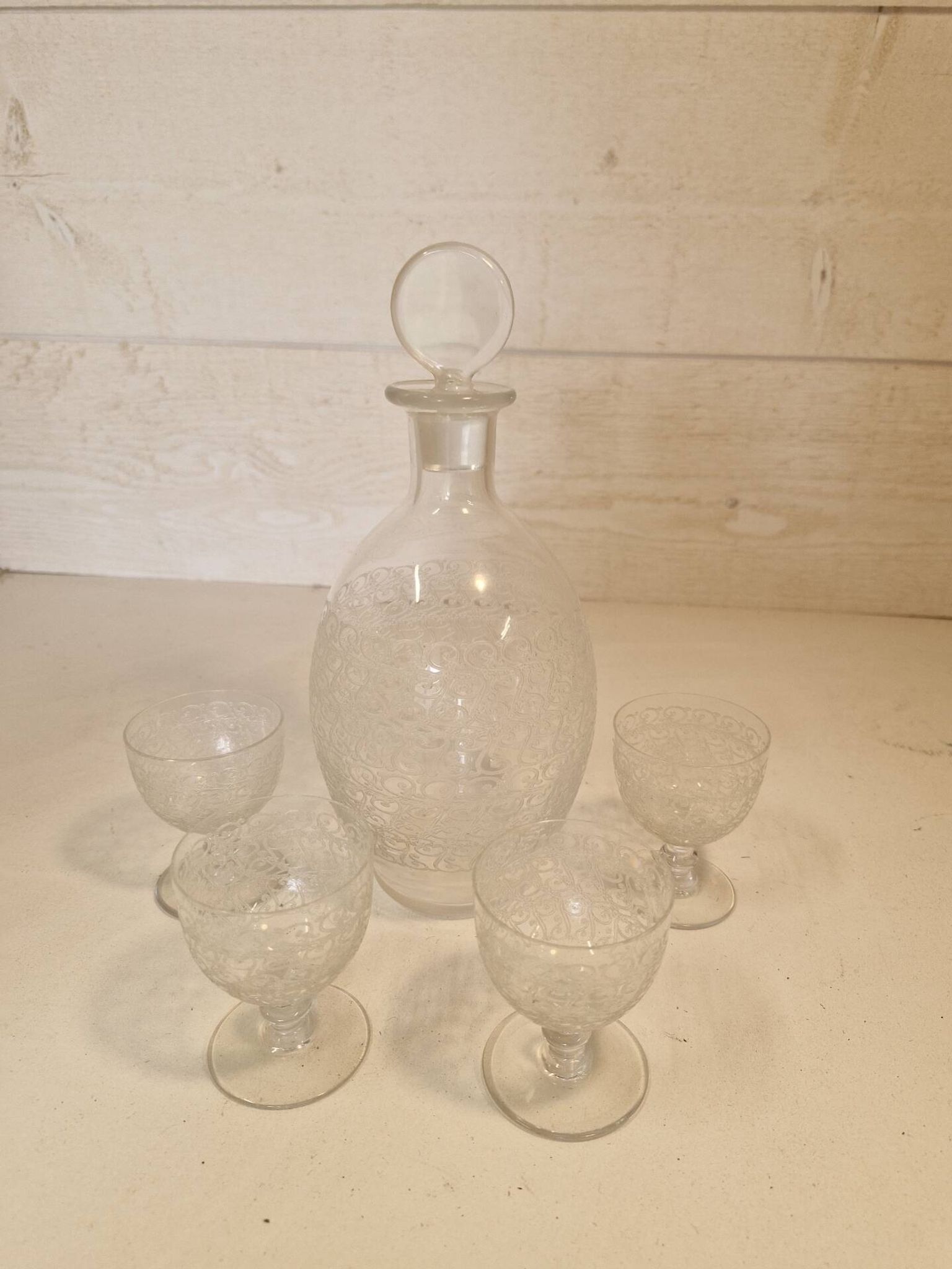 Carafe et verres Baccarat