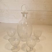 Carafe et verres Baccarat