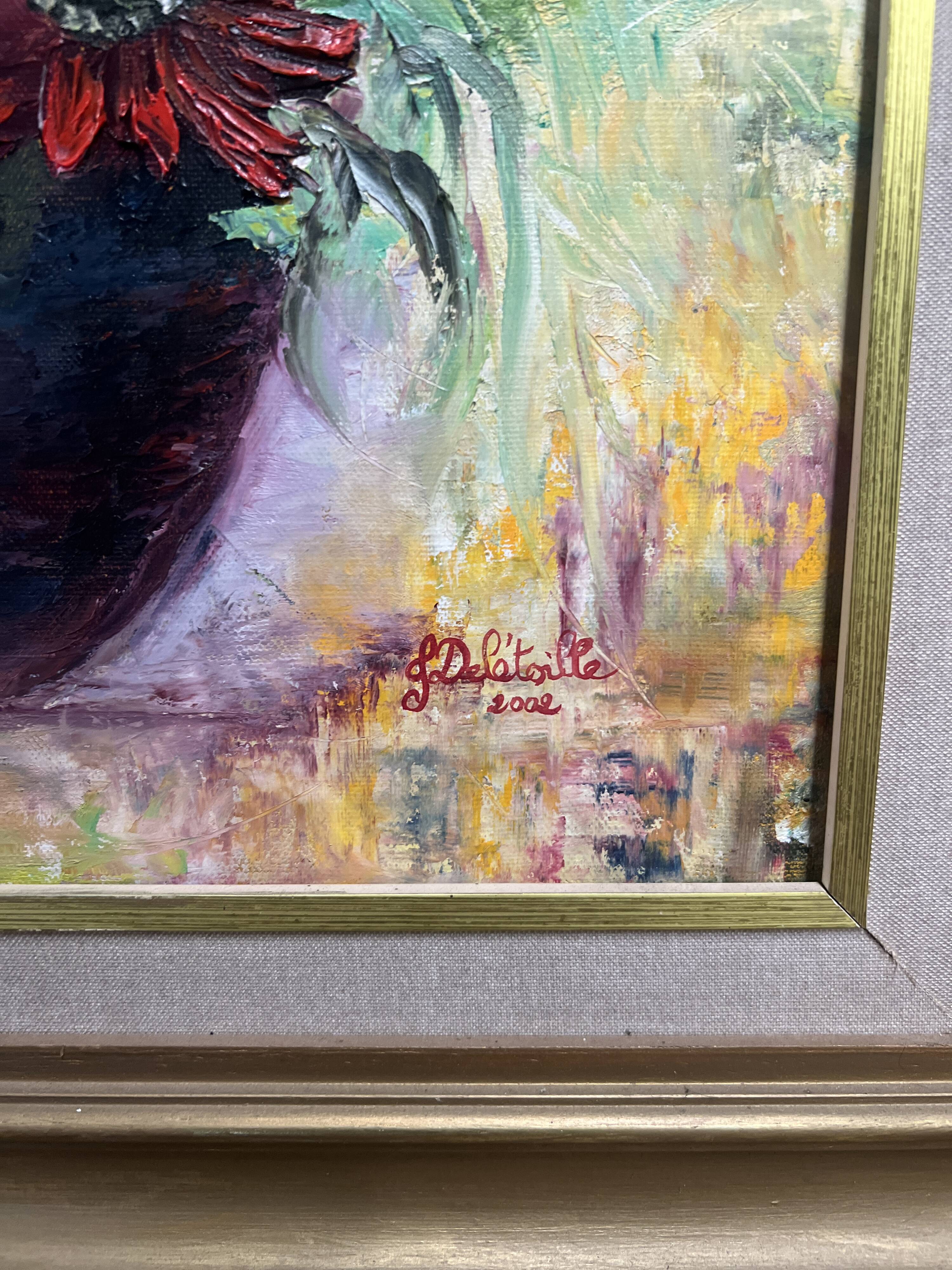 Bouquet of Flowers Painting - Jacqueline Deletoile