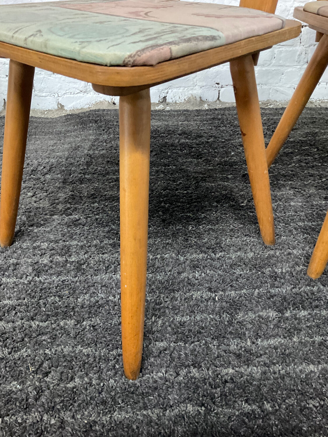 Pair of Scandinavian bistro chairs from the 50s-60s