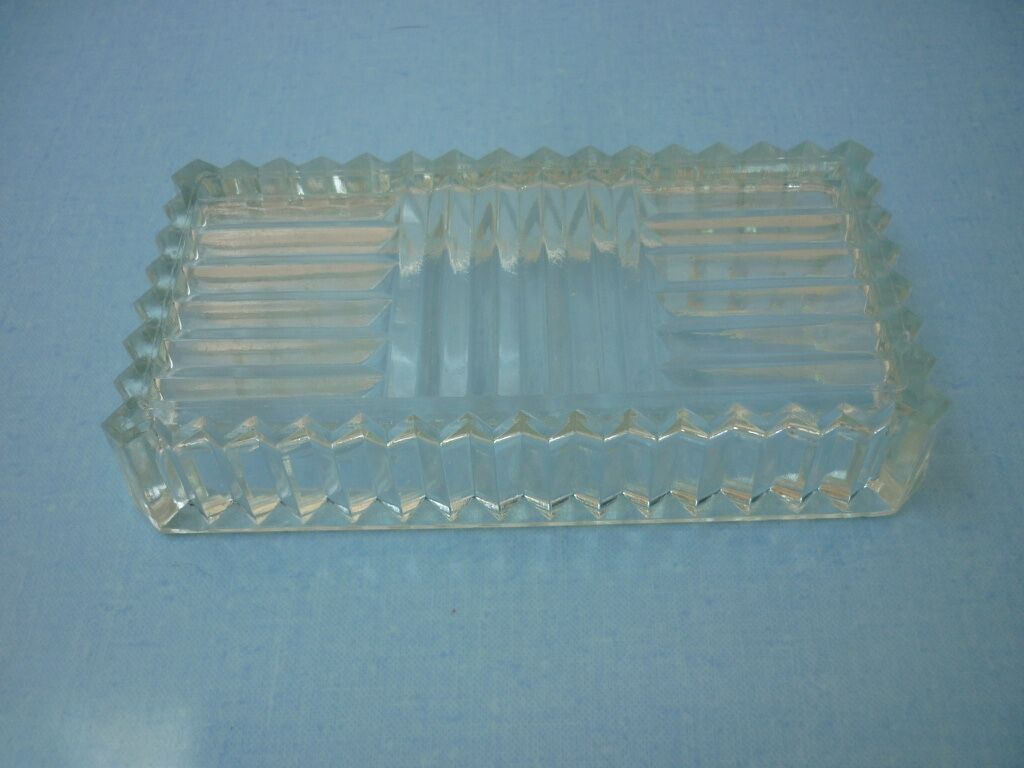 Vintage molded glass ramequin