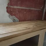 Renovated glass-fronted bookcase