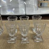 Carafe and its 6 aperitif glasses