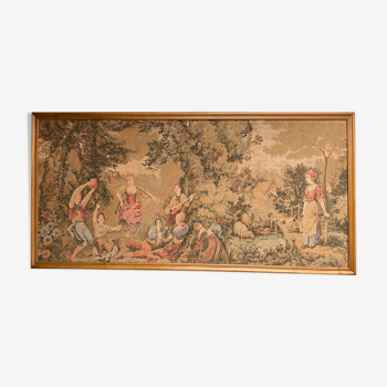 Ancient tapestry painting