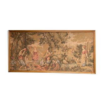 Ancient tapestry painting