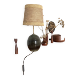 Vintage ceramic table lamp signed