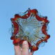 Vintage Murano glass ashtray with gold inclusions