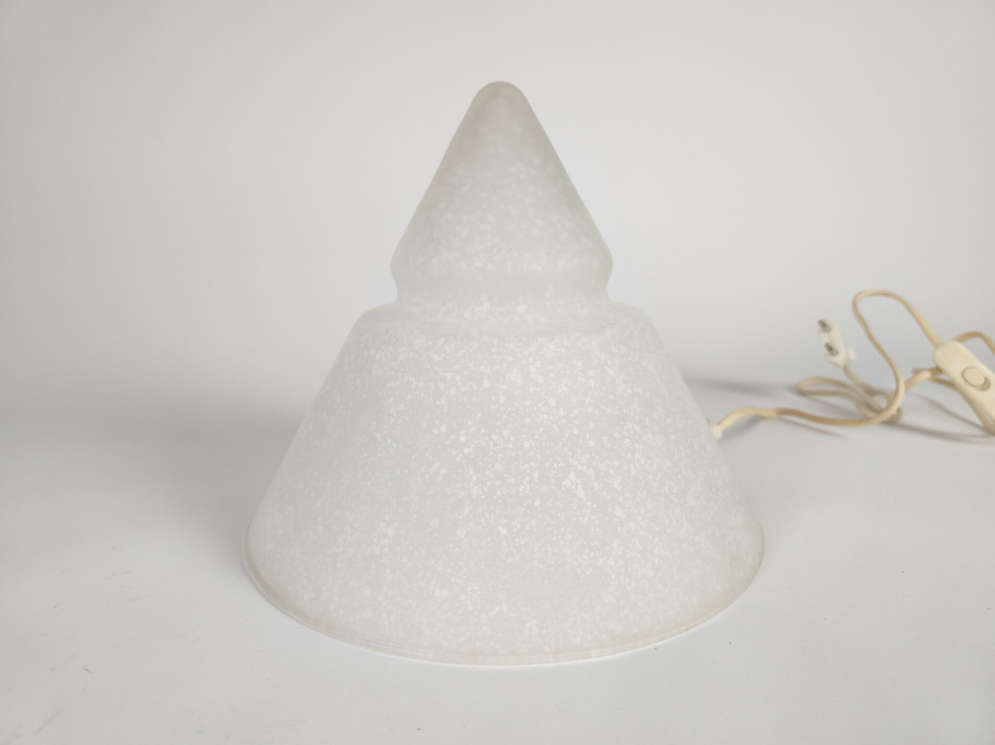 Pyramid lamp HB Lighting glass 70's