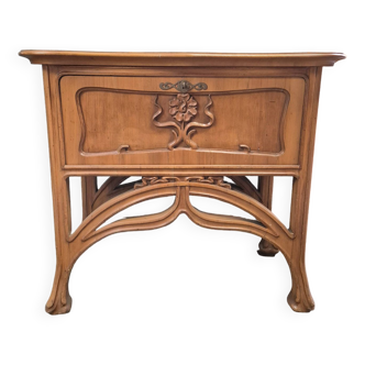 Console with Art Nouveau drawer