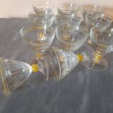 Art Deco wine glasses