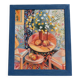 Still life with a bouquet of flowers – Colourful interior – Signed