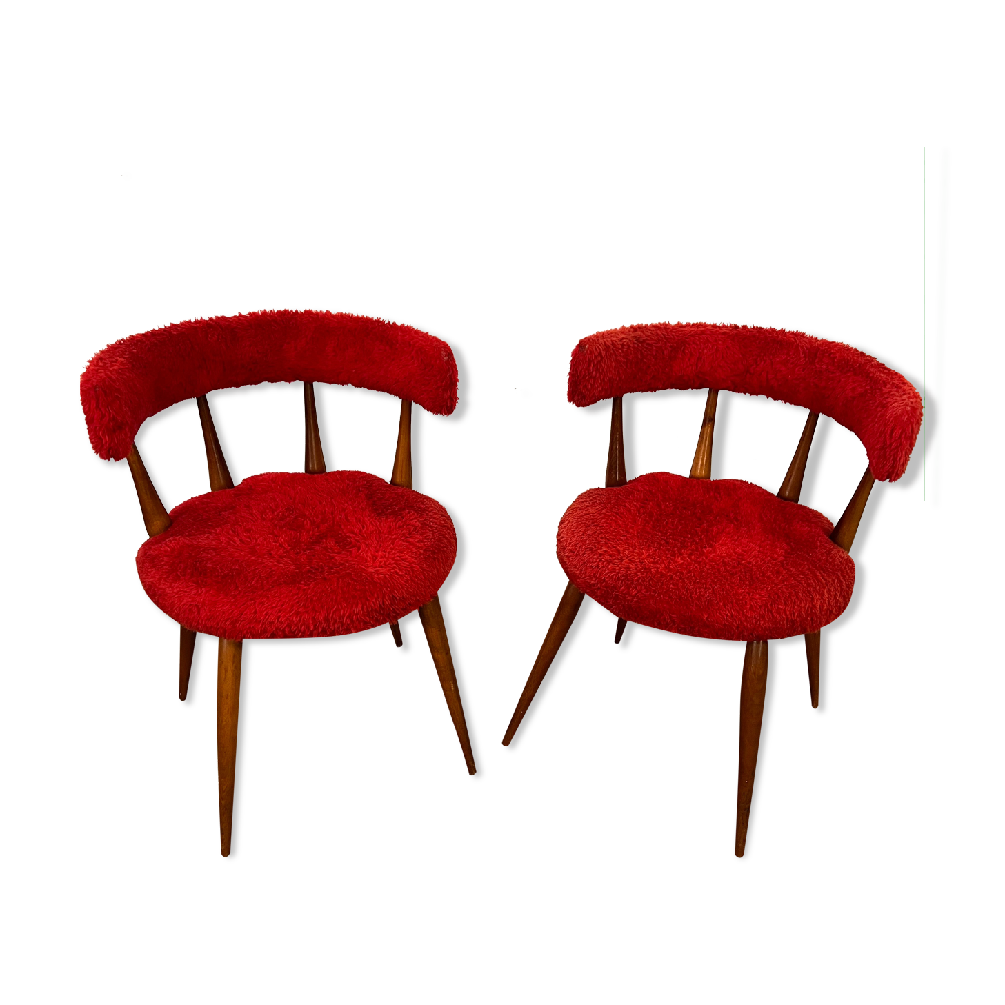 Pair of moumoute chairs