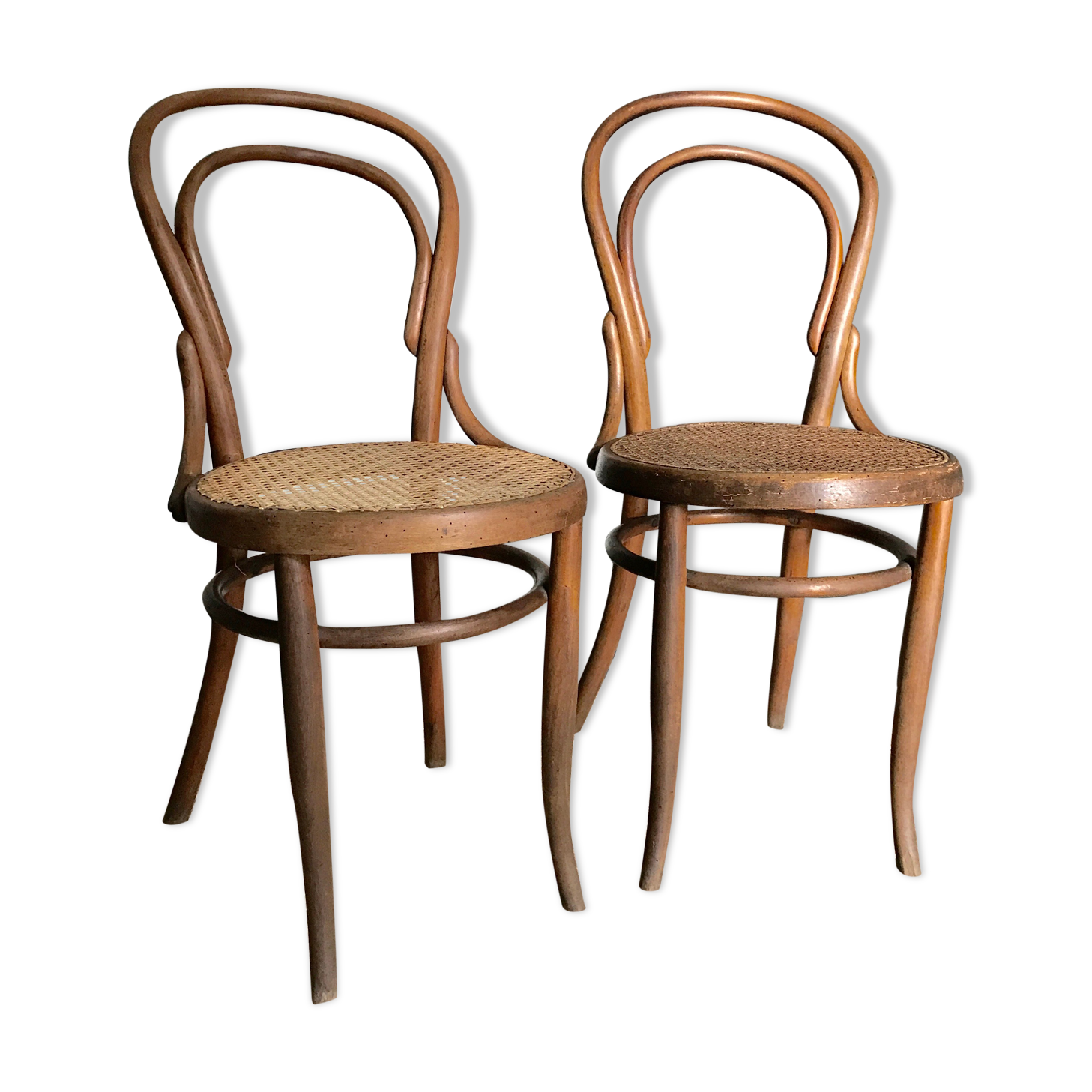 Wooden bistro chairs and canning