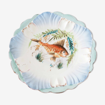 Porcelain fish plate