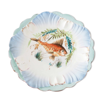 Porcelain fish plate