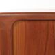 Buffet with roller shutter doors, Danish, vintage, teak, produced by Dyrlund.