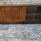 Enfilade vitrée en acajou, 1950