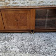 Mahogany glass sideboard, 1950