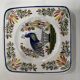 Square plate in Quimper earthenware