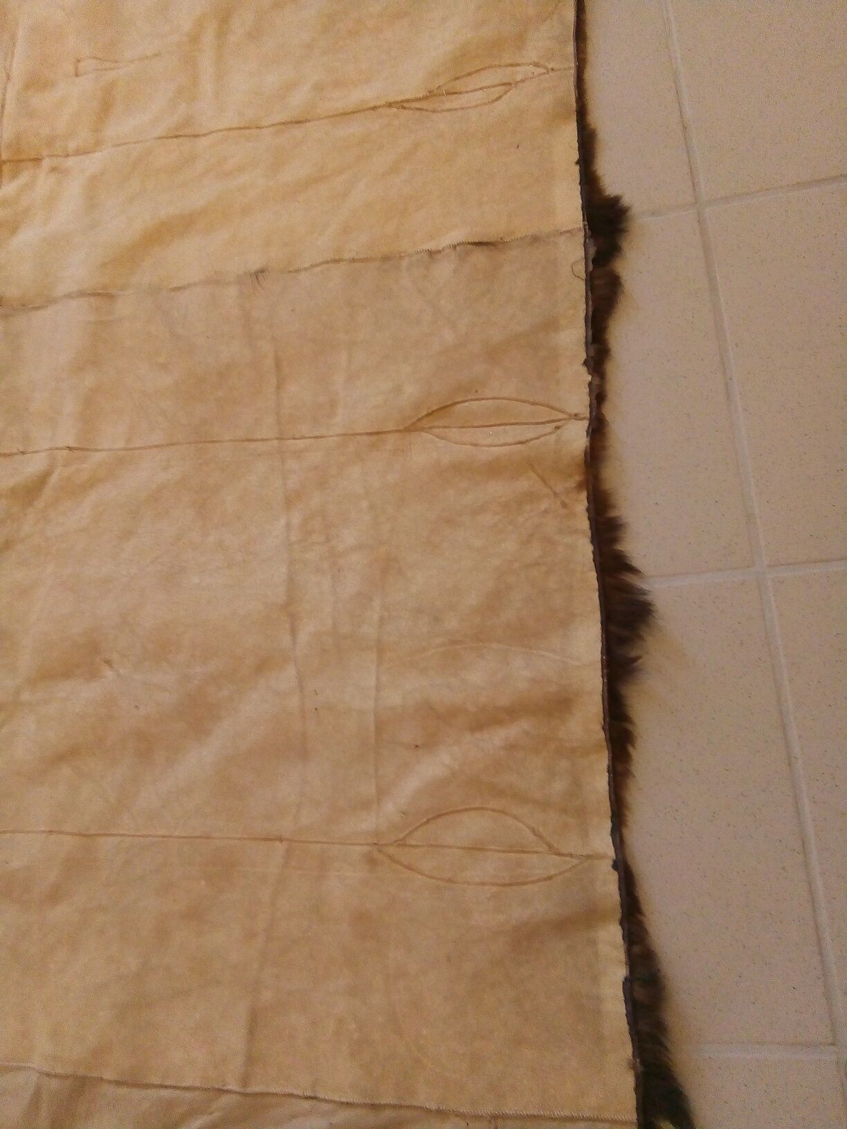 Natural fur carpet 2.20 /2.50 m
