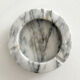 Cendrier rond en marbre gris vintage