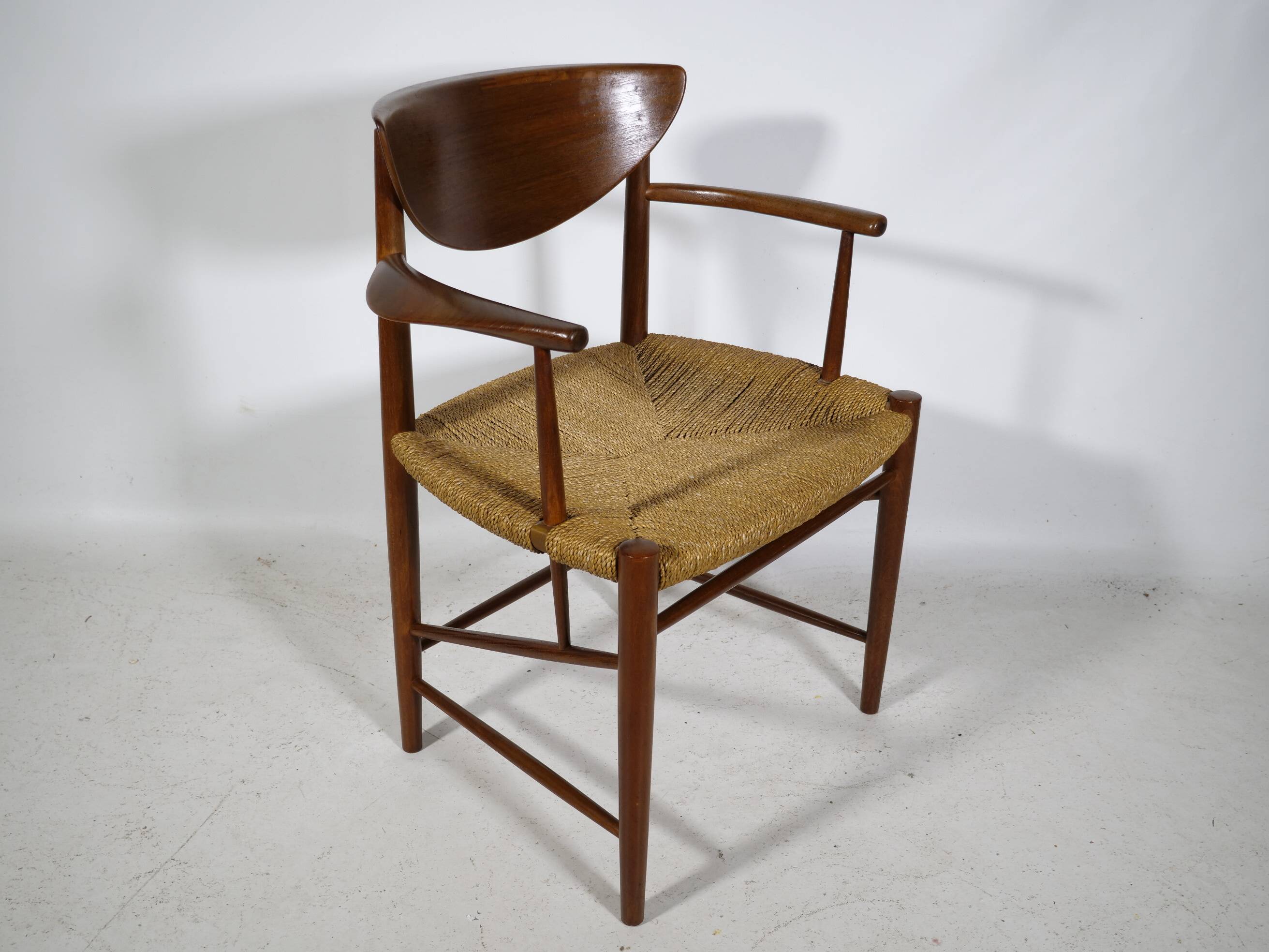 Danish Teak Armchair Peter Hvidt Soborg Mobelfabrik Model No.317