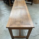 Table console XIXème en chêne massif