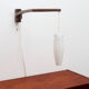 1960s boomerang wall lamp opaline glass