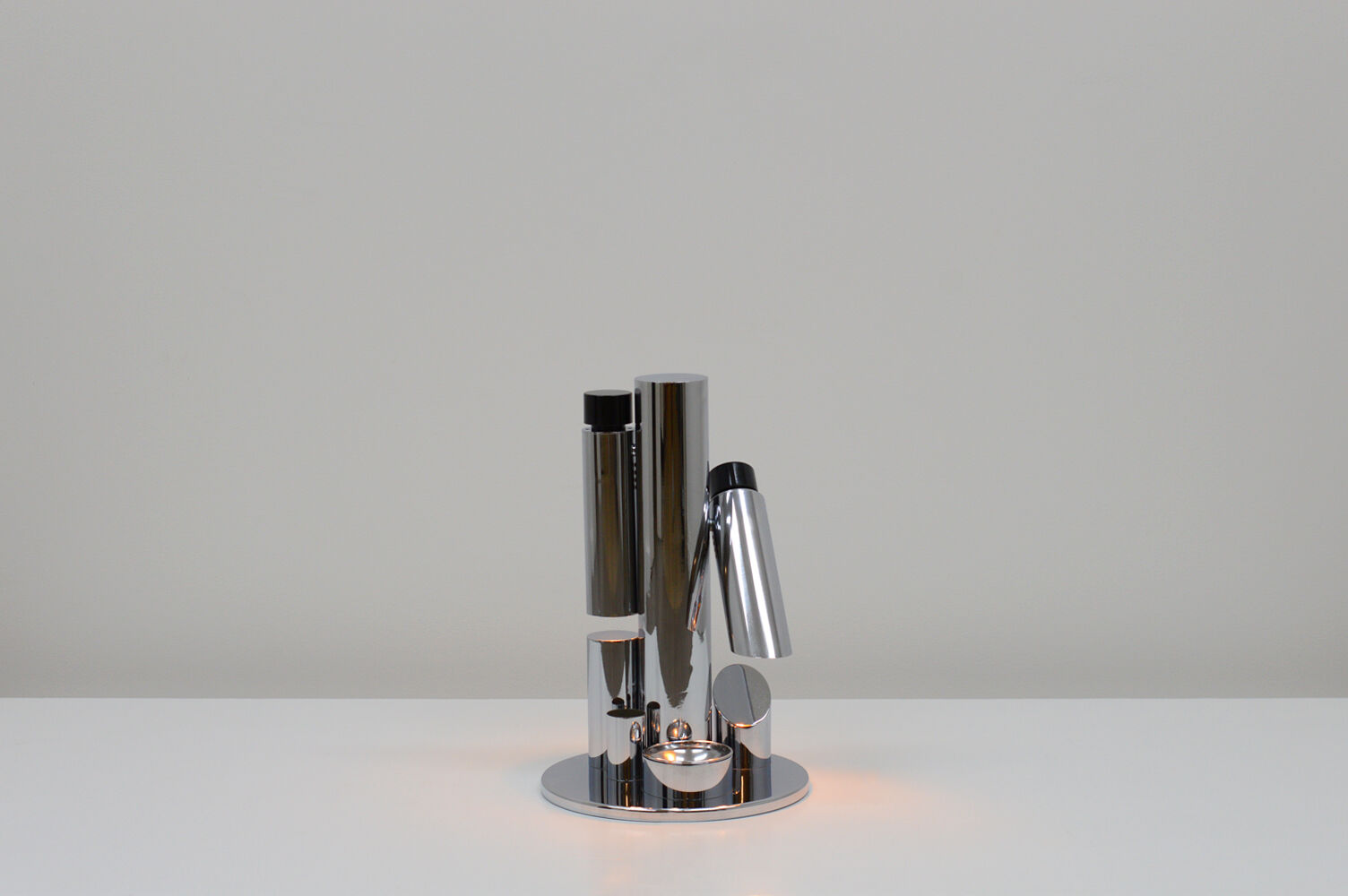 Chrome desk light “Babilonia” by Fase, Spain 70