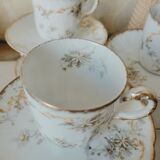 6 fine porcelain coffee cups