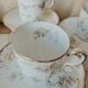 6 tasses à café en porcelaine fine
