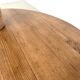 Round coffee table in solid oak, octagonal legs, France, 1950s.